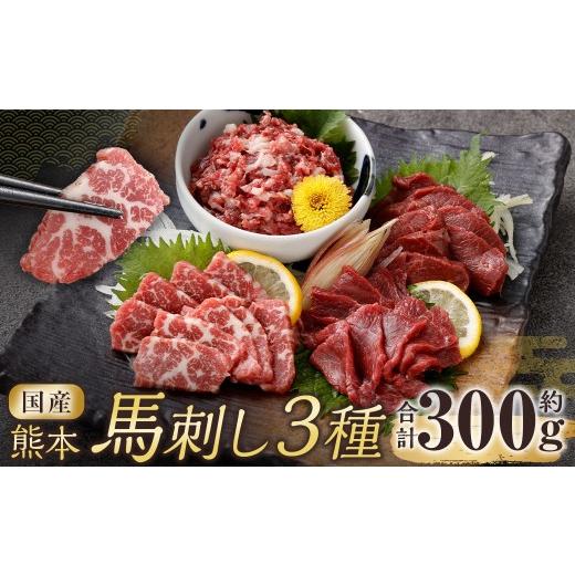 ふるさと納税 馬肉 熊本県 相良村 国産熊本馬刺し 2種と馬肉ユッケセット 計約300g 馬刺し 馬刺 馬肉ユッケ 馬肉 馬 お肉 肉 ニク にく 刺身 赤身 霜降り ユッ…