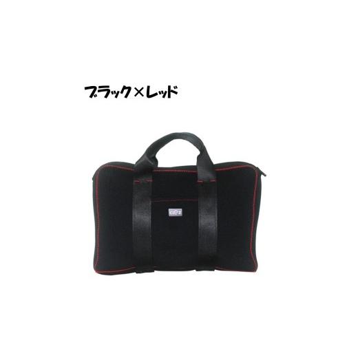 ふるさと納税 カバン 大分県 国東市 クロッツバック 簡易防水ブリーフケース A 4L ブラック(レッド)_2789R-1 カラー:ブラック|ステッチ:レッド