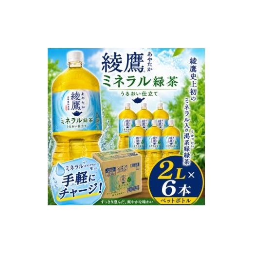 ふるさと納税 お茶類 愛知県 東海市 日本コカ・コーラ 綾鷹 ミネラル緑茶 2L×6本 ペットボトル ケース 1770344