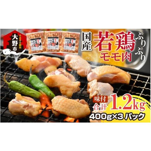 ふるさと納税 鶏肉 福井県 大野市 焼肉用 国産 味付け若鶏 モモ肉 1.2kg(400g×3パック)| 若鶏 もも肉 焼肉 焼き肉 味付け肉 味付き肉 鶏肉 バーベキュー B…
