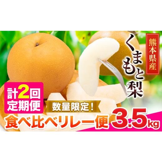 ふるさと納税 梨 熊本県 長洲町 梨 くまもと梨 定期便 食べ比べリレー便 3.5kg×2回 秋 旬 なし 幸水 豊水 果物 くだもの フルーツ 送料無料 あきづき 甘太 新…