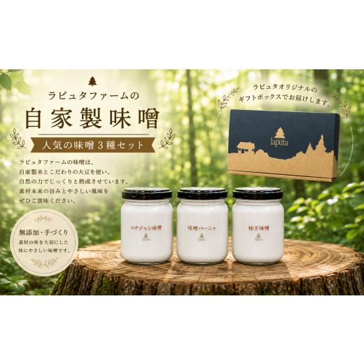 ふるさと納税 缶詰・瓶詰 福岡県 川崎町 人気の味噌3種セット 果樹園レストラン ラピュタファーム 簡単調理 レストラン 詰め合わせ 味噌 柚子 コチュジャン バ…