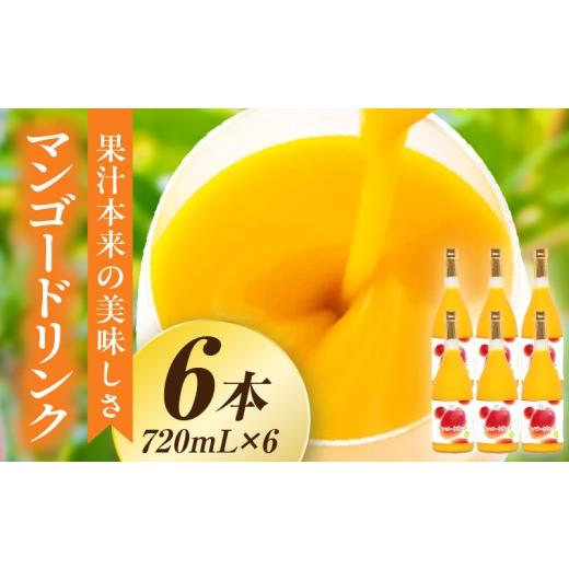 ふるさと納税 果汁飲料 マンゴー 宮崎県 串間市 あふれる果実感 マンゴードリンク 6本セット(720ml×6本) ドリンク フルーツドリンク 果汁入り飲料 トロピカル…