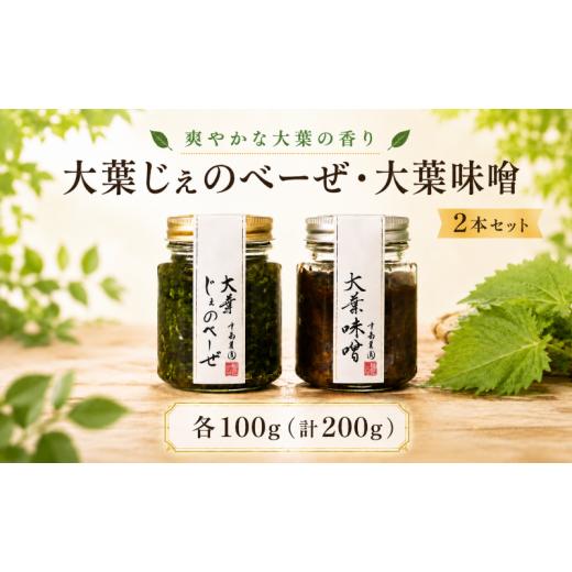 ふるさと納税 缶詰・瓶詰 野菜類 茨城県 鉾田市 大葉じぇのべーぜ 大葉味噌 2本セット 大葉 オオバ しそ シソ ジェノベーゼ 味噌 じぇのべーぜ みそ ミソ 調味…