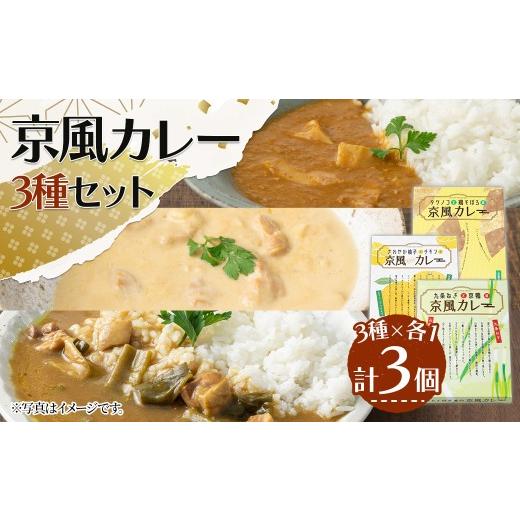 ふるさと納税 加工品等 レトルト 京都府 宇治市 地元にこだわったシリーズ 京風カレーセット(3種×各1個・計3個) uj-AA001-A サンフーズジャパン 3種×各1個(…