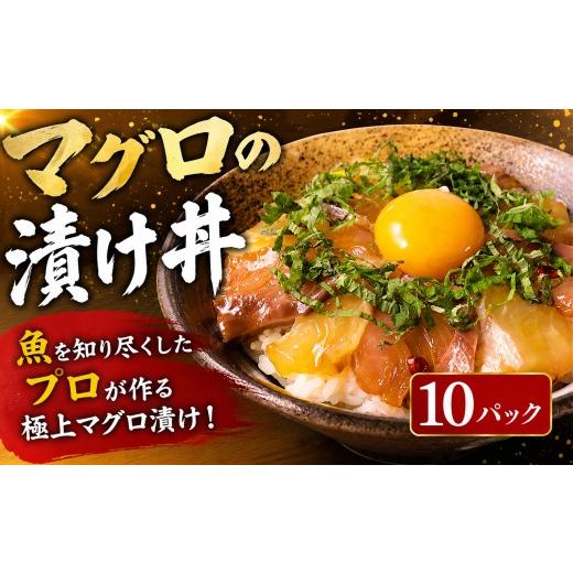 ふるさと納税 魚貝類 高知県 安芸市 マグロ 漬け丼 まぐろ漬け丼 80g×10P 定期便 マグロ 高知 まぐろ 漬け丼 小分け 冷凍 キハダマグロ マグロ丼 鮪 maguro …