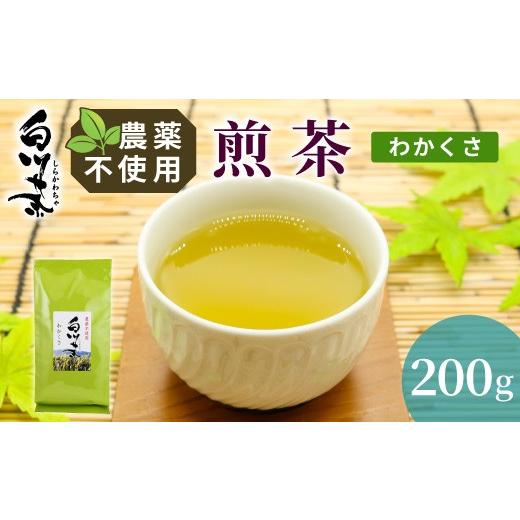ふるさと納税 お茶類 緑茶(茶葉・ティーバッグ) 岐阜県 東白川村 農薬不使用 煎茶 わかくさ 200g 常磐園 日本茶 白川茶 美濃白川茶 緑茶 煎茶 茶葉 お茶 二…