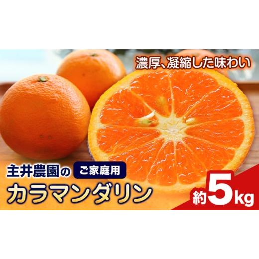 ふるさと納税 果物類 みかん 和歌山県 日高町 先行予約 カラマンダリン ご家庭用 約5kg 主井農園[4月上旬-5月中旬頃出荷] 和歌山県 日高町 カラマンダリン …