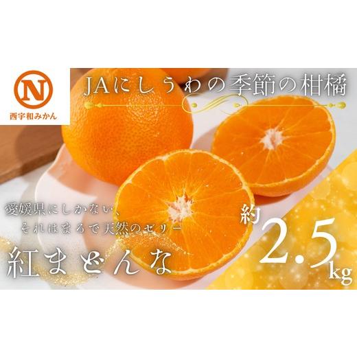 ふるさと納税 みかん・柑橘類 愛媛県 八幡浜市 先行受付 JAにしうわの季節の柑橘(紅まどんな 約2.5kg) G08-49 _ みかん ミカン 紅まどんな 紅マドンナ まどん…