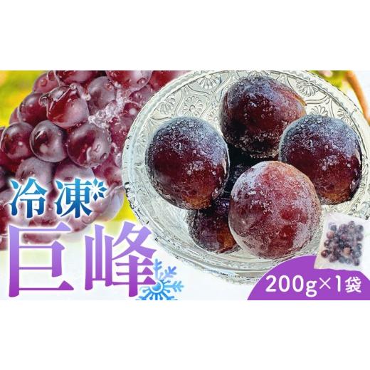 ふるさと納税 ぶどう 和歌山県 日高町 冷凍巨峰 200g×1袋 Farm&amp;lab[30日以内に発送予定(土日祝除く)] 和歌山県 日高町 フルーツ ぶどう 巨峰 冷凍 和…