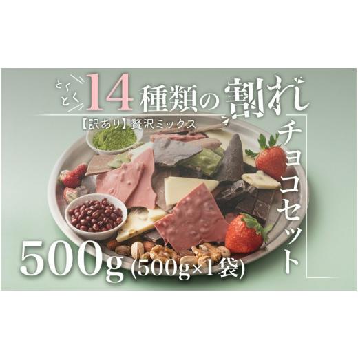 ふるさと納税 菓子 チョコレート 静岡県 静岡市 訳あり 割れチョコ 14種類の贅沢ミックス 500g(500g×1袋)詰合せ 福袋 ご褒美