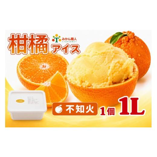 ふるさと納税 菓子 アイス 愛媛県 愛南町 柑橘アイス 1個1000ml 不知火 冷凍 みかん 旬 農家直送 特産品 さっぱり 大人 旨味 アイス ジェラート シャーベット …