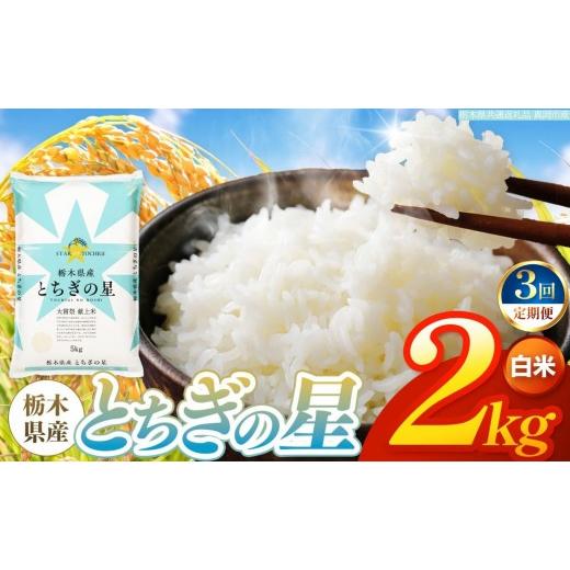 ふるさと納税 米 栃木県 矢板市 令和8年産 新米 定期便3回 栃木県産 お米 とちぎの星 (白米) 2kg 2026年秋 先行予約 | 栃木県 矢板市 栃木県共通返礼品 真…