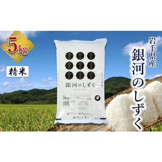 ふるさと納税 米 岩手県 花巻市 岩手県産 銀河のしずく 5kg 精米 2571