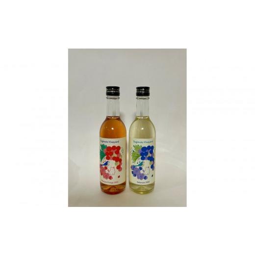 ふるさと納税 ワイン セット 鳥取県 北栄町 Delaware/Delaware Orange(デラウエァ)/(デラウエァ オレンジ)2本セットハーフボトル