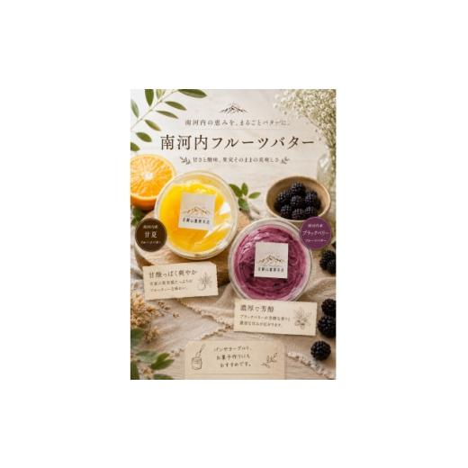 ふるさと納税 加工品等 バター 大阪府 千早赤阪村 南河内フルーツバターセット2種各150g 1763579