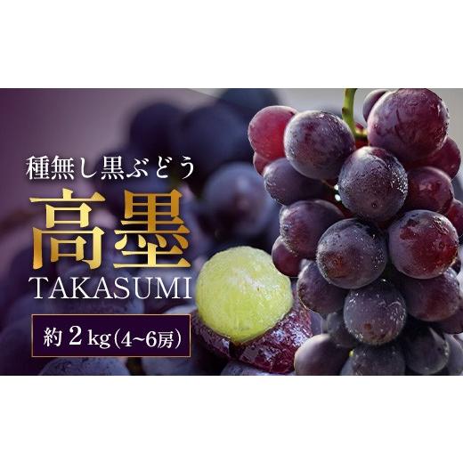 ふるさと納税 ぶどう マスカット 鹿児島県 南大隅町 数量限定・期間限定 高墨 約2kg 種なし (4〜6房)TE-2|本土最南端 産地直送 新鮮 旬 ブドウ 葡萄 ぶどう…