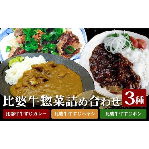 ふるさと納税 惣菜・レトルト 冷凍 広島県 庄原市 比婆牛 詰め合わせ セット | 牛すじカレー 牛すじハヤシ 牛すじポン カレー ハヤシライス おつまみ お酒のお…