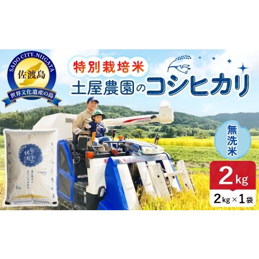 ふるさと納税 米 コシヒカリ 新潟県 佐渡市 佐渡島産コシヒカリ 無洗米 2kg 令和8年産 特別栽培米 土屋農園 | 新潟県産コシヒカリ 新潟産コシヒカリ 佐渡産コ…