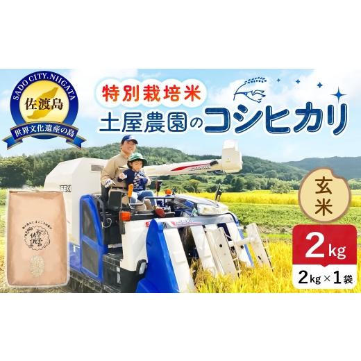 ふるさと納税 米 コシヒカリ 新潟県 佐渡市 佐渡島産コシヒカリ 玄米 2kg 令和8年産 特別栽培米 土屋農園 | 新潟県産コシヒカリ 新潟産コシヒカリ 佐渡産コシ…