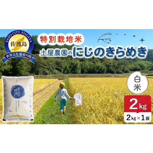 ふるさと納税 米 新潟県 佐渡市 佐渡島産にじのきらめき 白米 2kg 令和8年産 特別栽培米 土屋農園 | 新潟県産にじのきらめき 佐渡産にじのきらめき にじのきら…