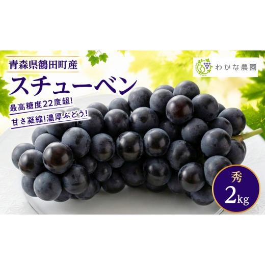 ふるさと納税 果物類 ぶどう 青森県 鶴田町 園主厳選・秀 奇跡のぶどう スチューベン 2kg 最高糖度22度超 わかな農園