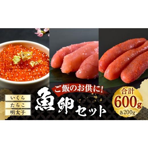 ふるさと納税 いくら 北海道 釧路市 魚卵セット 合計600g いくら たらこ 明太子 魚卵 魚介 魚介類 海鮮 おかず おつまみ 晩酌 酒の肴 食べ比べ 詰め合わせ 冷…