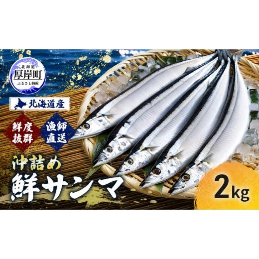 ふるさと納税 魚貝類 さんま 北海道 厚岸町 サンマ 鮮度抜群 北海道産 漁師直送 沖詰め 鮮サンマ 2kg 豊伸協同組合 さんま 秋刀魚 鮮魚 焼き魚 刺身 新鮮 北海…