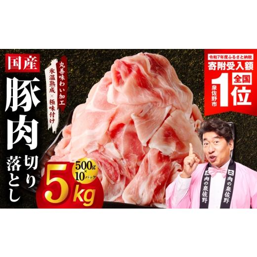 ふるさと納税 豚肉 大阪府 泉佐野市 期間限定 国産 豚肉 切り落とし 5kg スピード発送 氷温熟成×極味付け 500g×10P ぶたにく 普段使い 野菜炒め 訳あり サ…