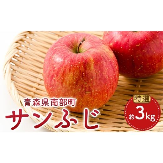 ふるさと納税 りんご 青森県 南部町 特選 サンふじ 約3kg (9〜12玉) 村井青果 青森県産 りんご リンゴ 林檎 アップル フルーツ 果物 旬 フルーツ 贈答 ギフ…