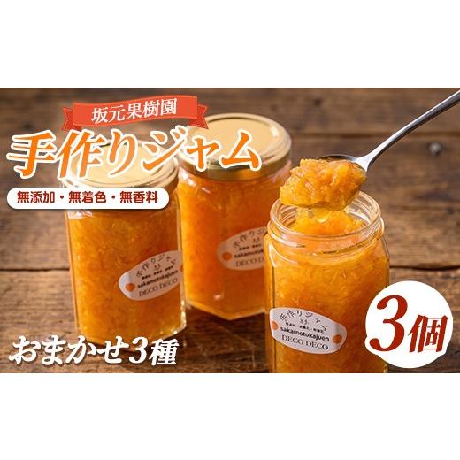 ふるさと納税 ジャム 鹿児島県 指宿市 みかん農家坂元さんちの手作りジャム3個セット(無添加・無着色・無香料) (坂元果樹園/IB043-013) マーマレード 手作り …