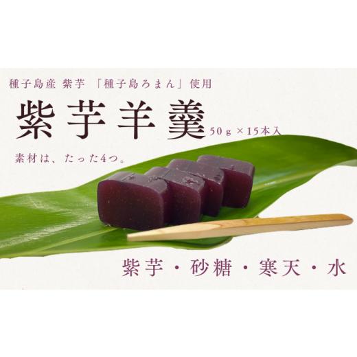 ふるさと納税 菓子 羊羹 鹿児島県 西之表市 種子島 産 紫芋 羊羹 「種子島ろまん」 NFN696 400pt // 種子島産 無添加 食べきり 贈り物 ようかん ヨウカン 手…