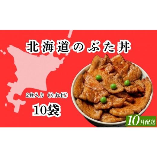 ふるさと納税 豚肉 炒め物 北海道 安平町 10月配送 ホクレン 北海道のぶた丼 (2食入り)250g×10袋 北海道産 豚肉使用 産地直送 冷凍 10月配送(10p)