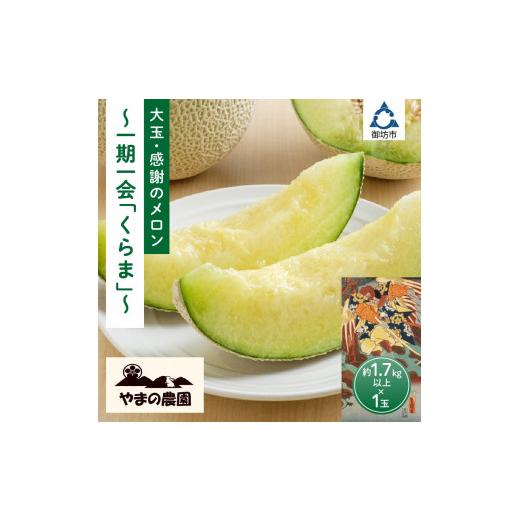 ふるさと納税 メロン メロン青肉 和歌山県 御坊市 やまの農園 感謝のメロン〜一期一会「くらま」〜1玉 先行予約 2027年7月中旬より順次発送予定