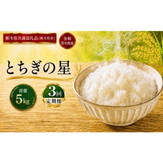 ふるさと納税 米 栃木県 真岡市 令和8年度産 定期便3回 とちぎの星 5kg | ごはん 栃木県産 栃木県 真岡市 ふるさと納税 栃木県共通返礼品 栃木県産 定期便3回…