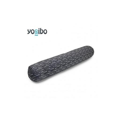 ふるさと納税 ファッション 大阪府 岸和田市 ビーズクッション ヨギボー ラックス ロールマックス ダークグレー Yogibo Luxe Roll Max 抱き枕 高級 ベロア な…