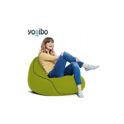 ふるさと納税 ファッション 大阪府 岸和田市 ビーズクッション ヨギボー ラウンジャー ライムグリーン Yogibo Lounger 1人掛け パーソナルチェア 洗えるカバー…