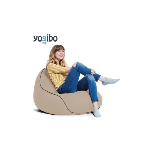 ふるさと納税 ファッション 大阪府 岸和田市 ビーズクッション ヨギボー ラウンジャー ライトグレー Yogibo Lounger 1人掛け 背もたれ ローソファ チェア 洗え…