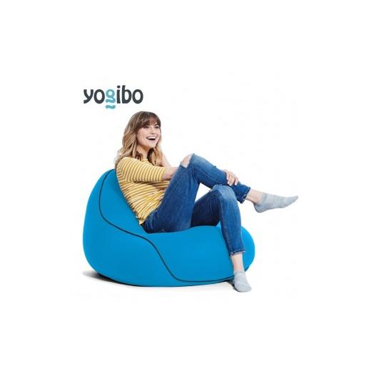 ふるさと納税 ファッション 大阪府 岸和田市 ビーズクッション ヨギボー ラウンジャー アクアブルー Yogibo Lounger 1人掛け 背もたれ ローソファ パーソナル…