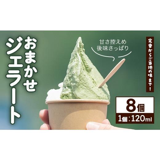 ふるさと納税 アイス・ヨーグルト ジェラート 徳島県 つるぎ町 選べる個数 ジェラート(8個/1個120ml) tr12-01-C 貞光ゆうゆう館 8個