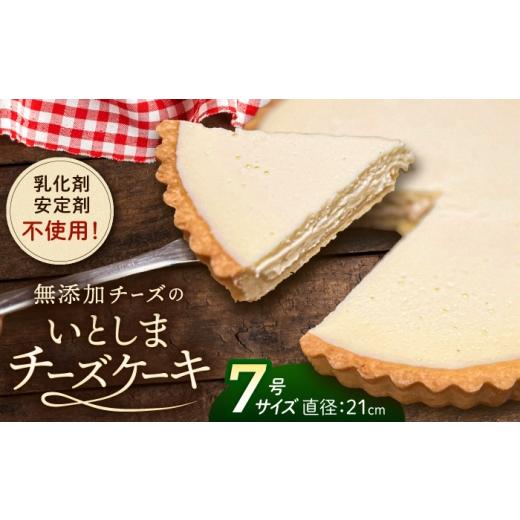 ふるさと納税 ケーキ・カステラ チーズケーキ 福岡県 糸島市 無添加 チーズ のいとしまチーズケーキ 7号ホールサイズ / スイーツ おやつ チーズ 21cm / 糸島…