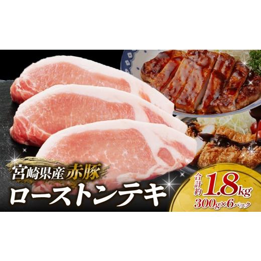 ふるさと納税 豚肉 ロース 宮崎県 えびの市 宮崎県産豚肉 トンテキ用300g(ロース100g)×6パック