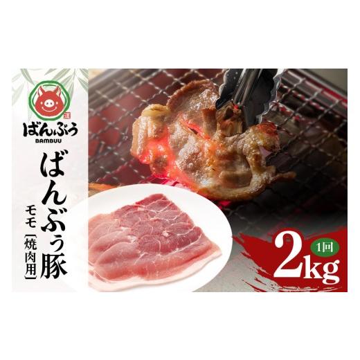 ふるさと納税 豚肉 モモ 茨城県 小美玉市 ブランド豚「ばんぶぅ」小分け モモ焼肉用 2kg(500g×4パック) 豚肉 モモ肉 もも肉 焼き肉 焼肉用 焼き肉用 ぶた肉…