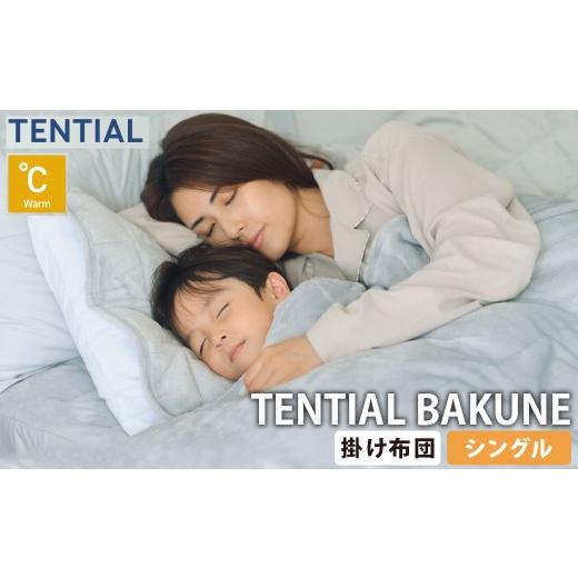 ふるさと納税 タオル・寝具 掛け布団 岡山県 倉敷市 [ シングル ] TENTIAL BAKUNE 掛け布団 ウォーム グレー 布団 寝具 肌触り 睡眠 快適 丸洗い 丸洗いOK 5…