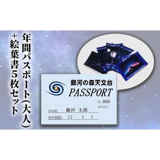 ふるさと納税 北海道 陸別町 年間パスポート(大人)+絵葉書5枚セット