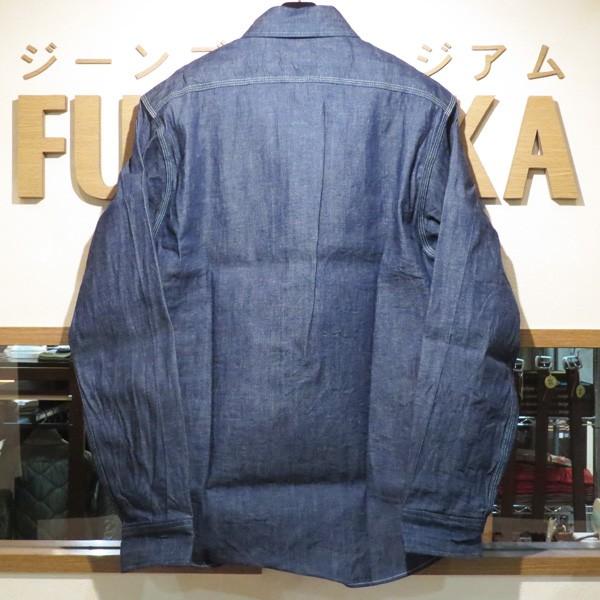 シュガーケーン　Sugar Cane　ブルーデニム長袖ワークシャツ【SC27852】ワンウォッシュ