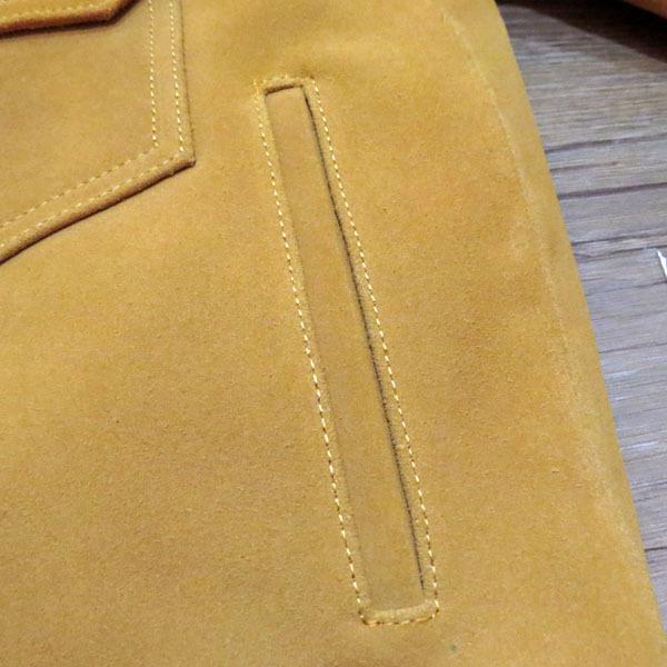 SALE  シュガーケーン　Sugar Cane 　COW SPLIT LEATHER BLOUSE THINSULATE FILLED【SC80601】キャメルの画像