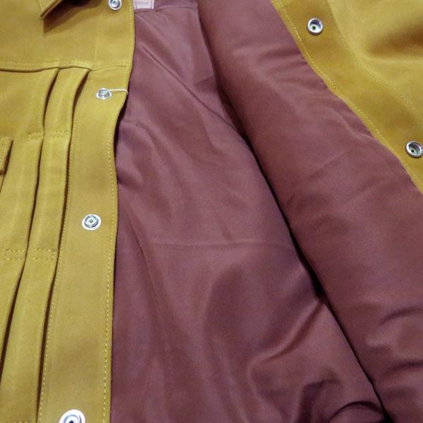 SALE  シュガーケーン　Sugar Cane 　COW SPLIT LEATHER BLOUSE THINSULATE FILLED【SC80601】キャメルの画像