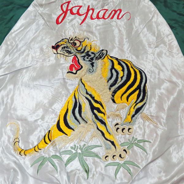 SALE　テーラー東洋　スカジャン　TAILOR TOYO　アセテートスカ　ROARING TIGER ×LANDSCAPE　虎×風景【TT14892】シルバー スーベニア スカジャン TAILOR 東洋 テーラートーヨー