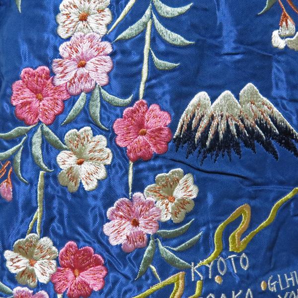 SALE  テーラー東洋　スカジャン　TAILOR TOYO　アセテートスカ　EAGLE×JAPAN MAP【TT15390】シルバーの画像